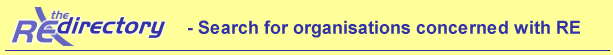 Search for organisations concerned with RE